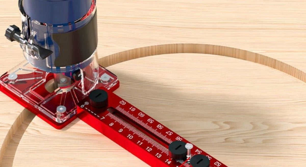 Kreis fräsen mit dem Vecta Arm auf einem eingestellten Radius